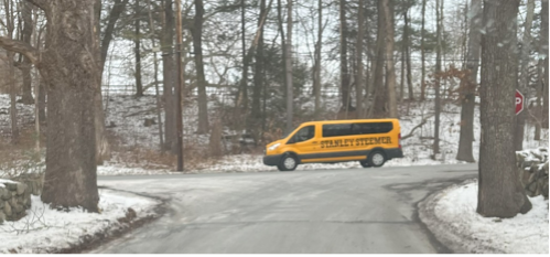 Sight distance at the intersection of Goodhue Street and Waldingfield Road